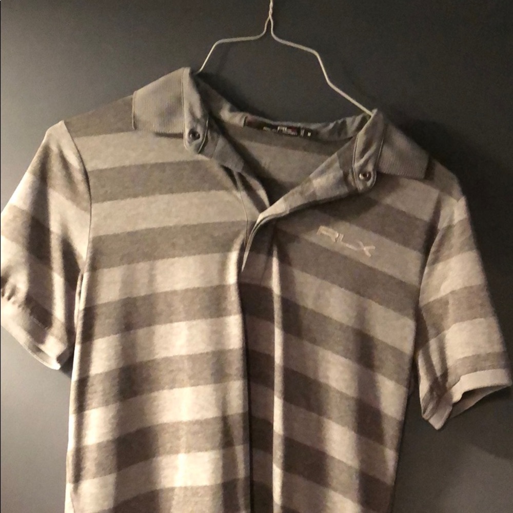 RLX polo grey southern hills golf shirt